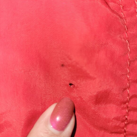 Polo Ralph Lauren Swim Shorts Mens Large Mesh Lined Red Polyester Pockets FLAW - Picture 6 of 16